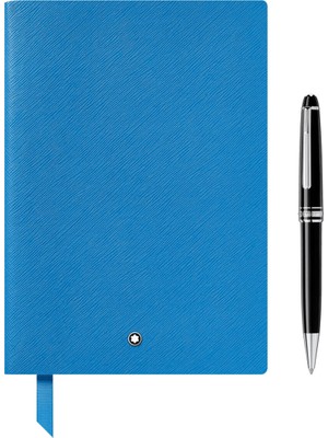 Montblanc Meisterstück Classique Platin Tükenmez ve Defter Hediye Seti 124172