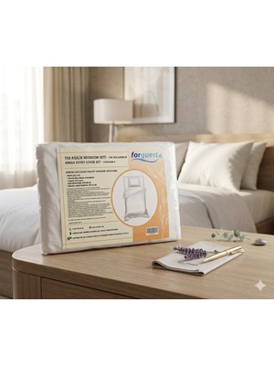Forguest Tek Kullanımlık Tek kişilik Nevresim takımı