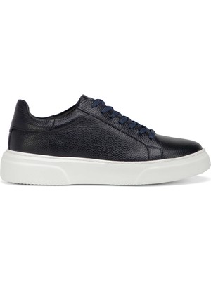 Tergan Four Season Lacivert Hakiki Deri Erkek Sneaker - E4MEAY057782-A38