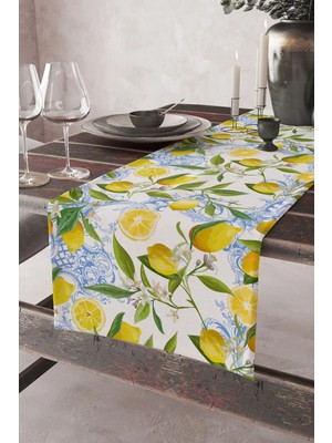 Ays Home Salkım Limon Desen Runner