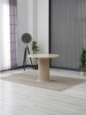 JoyMassa Aura Yuvarlak Bohem 90X90 Mdf Masa ( Masa Fiyatıdır )