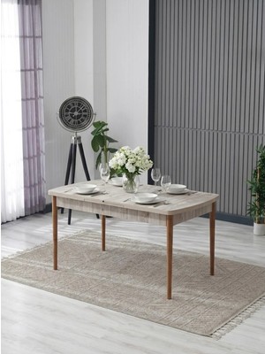 JoyMassa 80 x 130 Açılabilir Yemek Masası (Açıldığında 80 x 170 Olmaktadır )