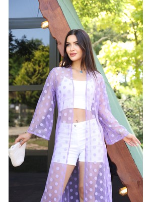 Sahra Afra Kadın Uzun Kimono