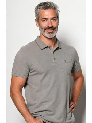Ercan Yakalı Klasik Fit Kısa Kol Erkek Tişört 7335