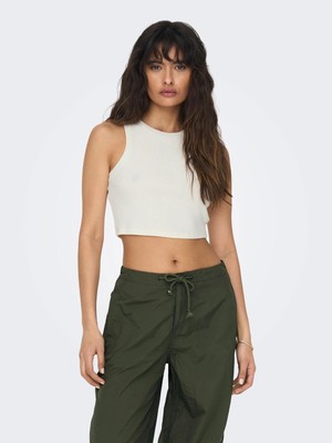 Only Kadın Crop Onlvılma Cropped Tank Top - 15282771