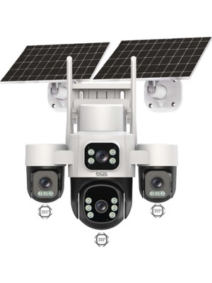 İnox Dijital İnox Dıgıtal INOX-X24 4g Solar Esim 6 Motor 3ptz Kamera
