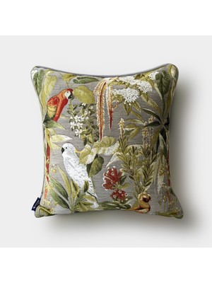Lidoma Home "jungle" Dokulu Desenli Kırlent Kılıfı - 45X45