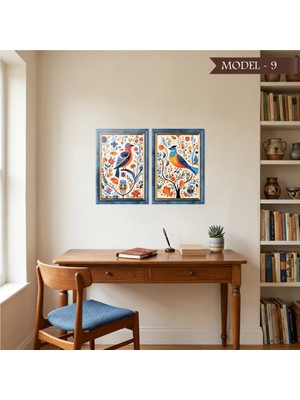Akıllı Kağıt Cam Görünümlü Yapışkanlı Tablo Hayvan (Model- 9)
