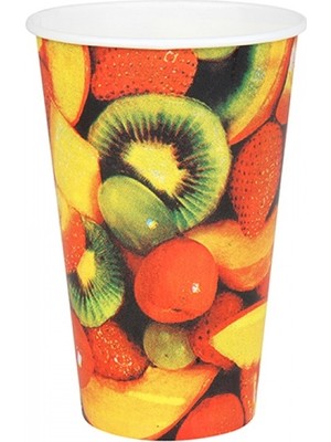  12 oz karton bardak 10 adet meyvesuyu bardağı