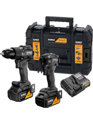 Dewalt Mclaren DCK2222MP2T 18V 5.0 Ah İkili Set Darbeli Vidalama ve Matkap Özellikli Şarjlı Takım