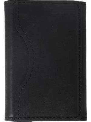 Mrs-  Tema Magsafe Deri Kartlık - Siyah -548484