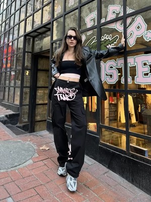 Stellina Grunge Kargo Pantolon