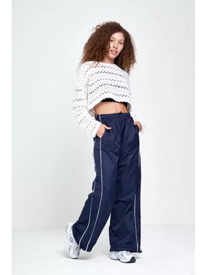 Çift Şeritli Paraşüt Pantolon