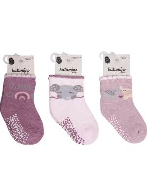 Mrs-  mirselin Abs'li Havlu Kız Bebek Soket Çorap K45892 (Adet Fiyatıdır) -548484