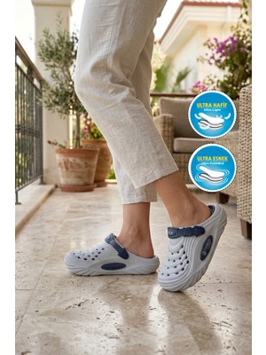 Walkway 9808 Z Buz-Lacivert Unisex Terlik