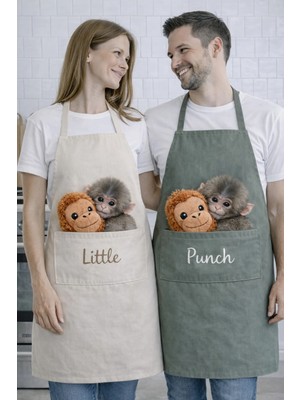 Ays Home Punch Maymun ve Orangutan Mutfak Önlüğü Seti