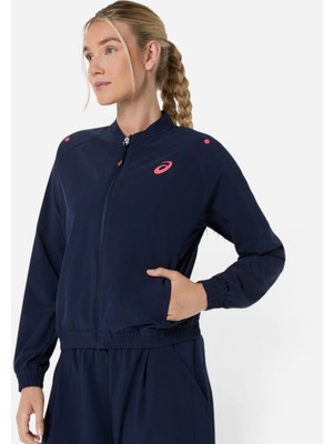 Asics Match Jacket Kadın Lacivert Ceket 2042A421-400
