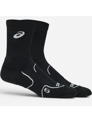 Asics Court+ Tennis Crew Sock Unisex Siyah Çorap 3043A136-001