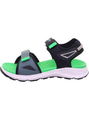 Superfit Criss Cross Çocuk Sandalet - Lacivert Yeşil 000588-8000
