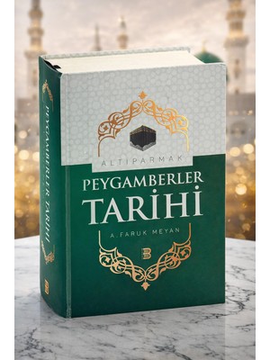 İhvan Online Peygamberler Tarihi Kitabı A. Faruk Meyan Ciltli  - Büyük Boy - Yeşil