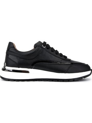 Tamer Tanca Kadın Hakiki Deri Siyah Sneakers & Spor Ayakkabı 1116 1868 Bn Ayk Y26 Syh/syh Yln Bsk