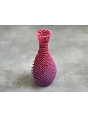 Spiral Vazo Dekorasyon (Su Depolayamaz Süs Çiçekleri Içindir)