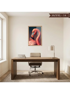 Akıllı Kağıt Cam Görünümlü Yapışkanlı Tablo Hayvan (Model- 14)