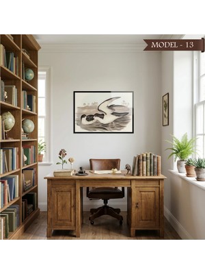 Akıllı Kağıt Cam Görünümlü Yapışkanlı Tablo Hayvan (Model- 13)