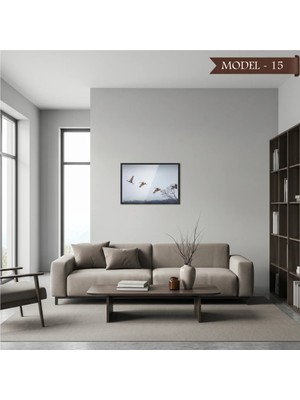 Akıllı Kağıt Cam Görünümlü Yapışkanlı Tablo Hayvan (Model- 15)