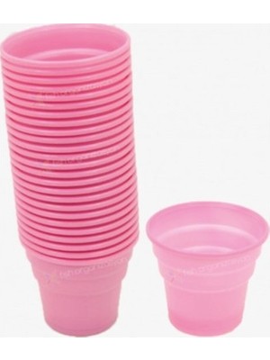 Borapack Plastik Bardak 25 Adet Pembe