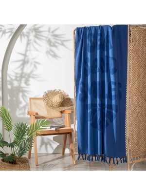 Linens Sandy 90X170 cm Plaj Havlusu Mavi