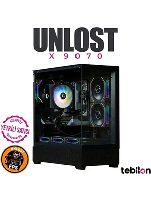 Tebilon Unlost X-Amd Ryzen 7600-GIGABYTE Radeon Rx 9070 Gamıng Oc 16GB-GIGABYTE B650M S2H-16GB-1TB Ssd-Oem Paket