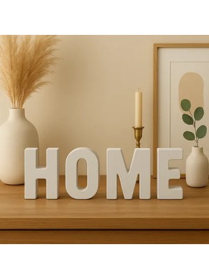 Four Clovers Dekoratif Biblo Home Yazısı