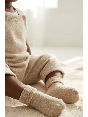 Bony Socks Bebek Havlu Soket Çorap Açık Kahve