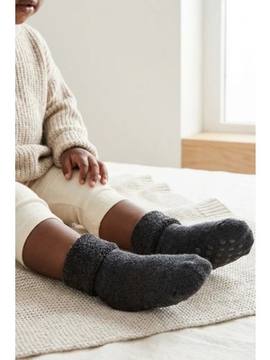 Bony Socks Bebek Havlu Soket Çorap Antrasit