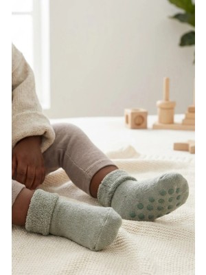Bony Socks Bebek Havlu Soket Çorap Açık Yeşil