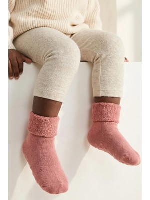 Bony Socks Bebek Havlu Soket Çorap Koyu Pembe
