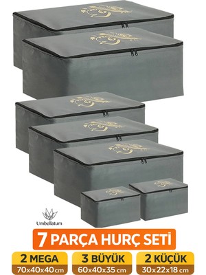 Empressco Umbellatum Hurç Organizer Seti 7 Parça | 2 Mega 3 Büyük 2 Küçük | Antrasit Baza Altı & Dolap Içi Düzenleyici - Fiyatı, Yorumları