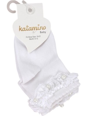 Katamino Teri Aks Bebek Çorabı 46206