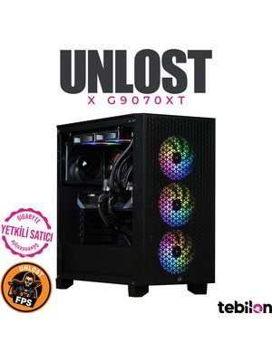 Tebilon Unlost X-Amd Ryzen 7800X3D-GIGABYTE Radeon Rx 9070 Xt Gamıng Oc 16GB-GIGABYTE B840M D2H-16GB-1TB Ssd-Oem Paket