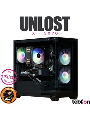 Tebilon Unlost X-Amd Ryzen 7600-MSI Geforce Rtx 5070 12GB-MSI Pro B840M B-16GB-MSI M450 1tb SSD -Oem Paket