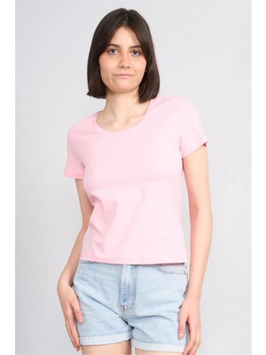 C.k Y26 8464 Fithit Byn U.yk Penye Slimfıt T-Shirt A.pembe