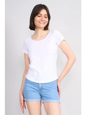 C.k Y26 8461 Fithit Byn U.yk Penye Spagettı T-Shirt Beyaz