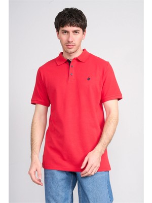 Çetinkaya Chester Polo 3047 Polo Yaka Regular Pike T-Shirt Kırmızı