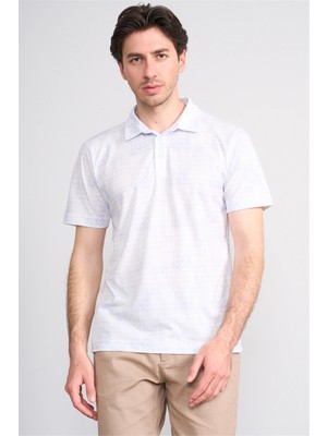 Çetinkaya Mentality 4772 Polo Yaka Regular Micro Interlok T-Shirt Mavi 2
