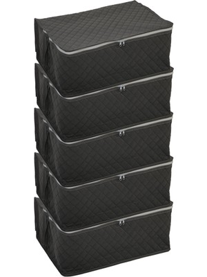 Empressco Adarya Home 5 Adet Büyük Boy Hurç-Yorgan Hurcu 100X50X50(GRİ) - Fiyatı, Yorumları