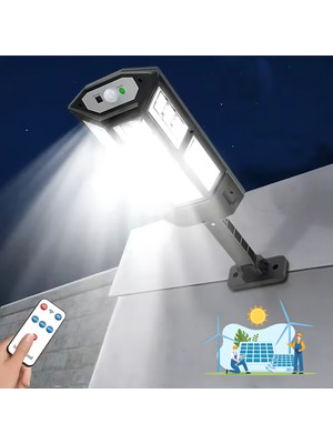 Artnest 249 LED Şarjlı Kumandalı Güneş Enerjili Solar  Bahçe Aydınlatma Lamba Solarled