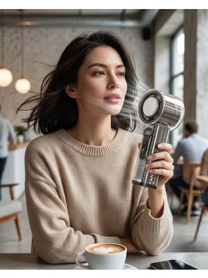 Midas Toptan Home Dijital Göstergeli Yüksek Üfleme Güçlü Şarjlı El Fanı