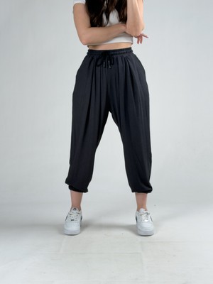 Cocopelli Bürümcük Antrasit Kadın Jogger Pantolon COC3182