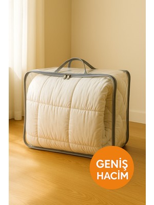 Empressco Hig Home Hurç 41X51X16 cm Yorgan, Battaniye Saklama ve Düzenleme Çantası - Saplı & Fermuarlı - Fiyatı, Yorumları